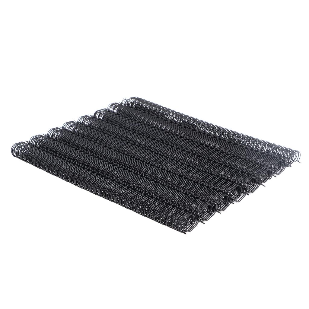100PCS Double   Wire Binding Spines 9Celsius16 Inch 34   3:1 Pitch 120 Sheet Capacity   Spiral Binding Coil for Student Coworker