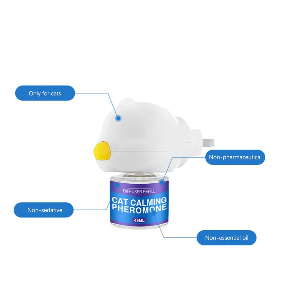 Cat Pheromones Calming Diffuser Refill Reduce Fighting Relieve Stress Refill Natural Cat Calming Diffuser Refills Pet Supply