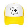 Custom Fashion Poker Spades A Baseball Cap for Unisex Women Breathable Trucker Hat Sun Protection Snapback Dad Hat