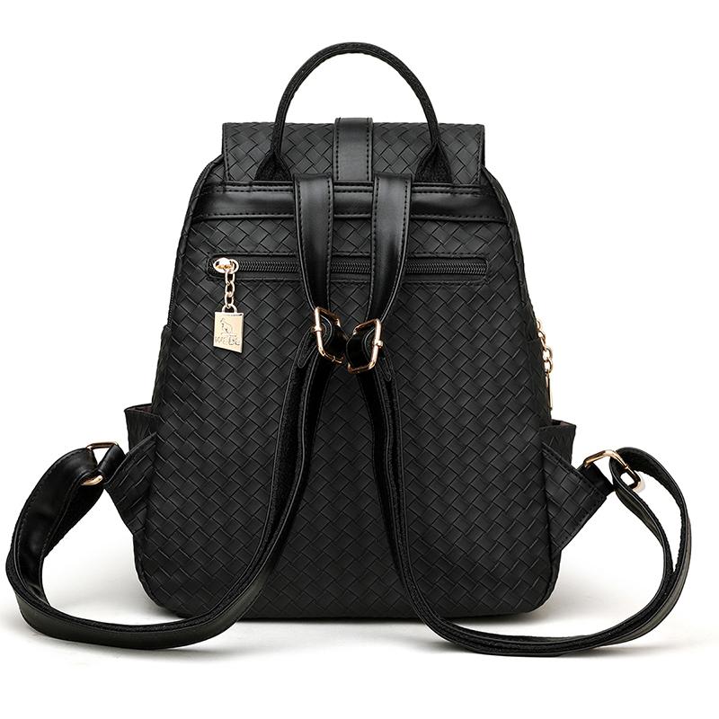 Soft Leather Backpack Women's Large Capacity Travel Bag