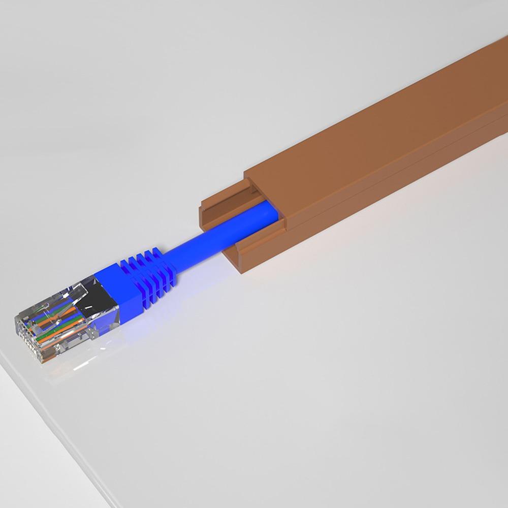 1m Cable Trunking Self-Adhesive Cord Protector High Quality Electric Wire Slot  Floor