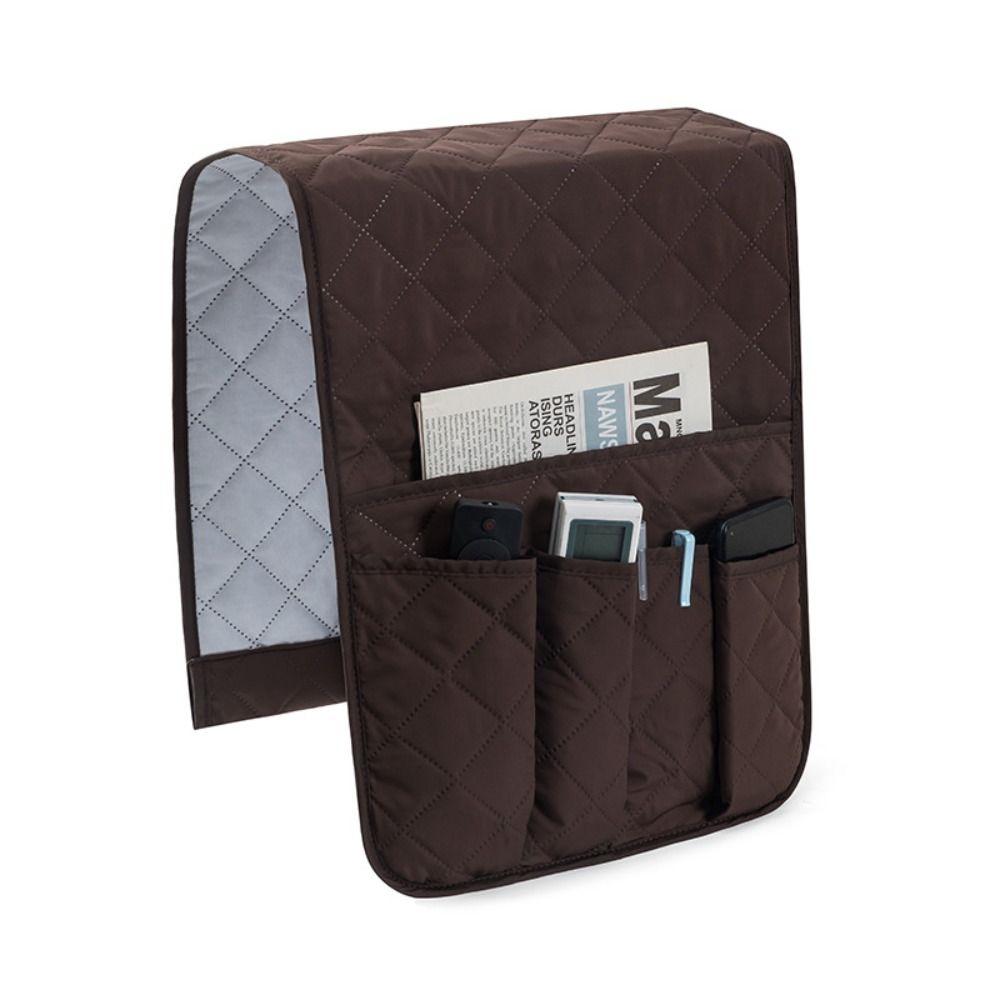 Space Saving Sofa Armrest Organizer Non-Slip Bed Storage Pocket Bag Bedside Storage Bags  Magazines