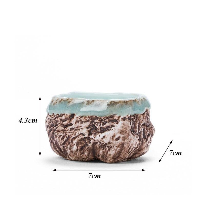 

Японская чайная чашка с имитацией камня селадона, керамическая маленькая чаша для чая кунг-фу