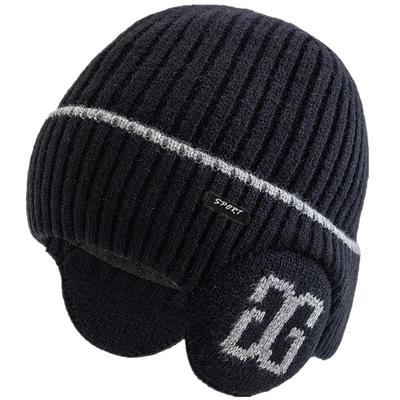 Nouveau bonnet d'hiver unisexe doublé de fourrure en peluche avec cache-oreilles, chapeaux d'hiver tendance pour hommes et femmes, casquette classique d'extérieur pour garder au chaud