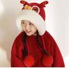 NHZHIW Year of the Dragon Warm Ear Flap Hat with Dragon Horns