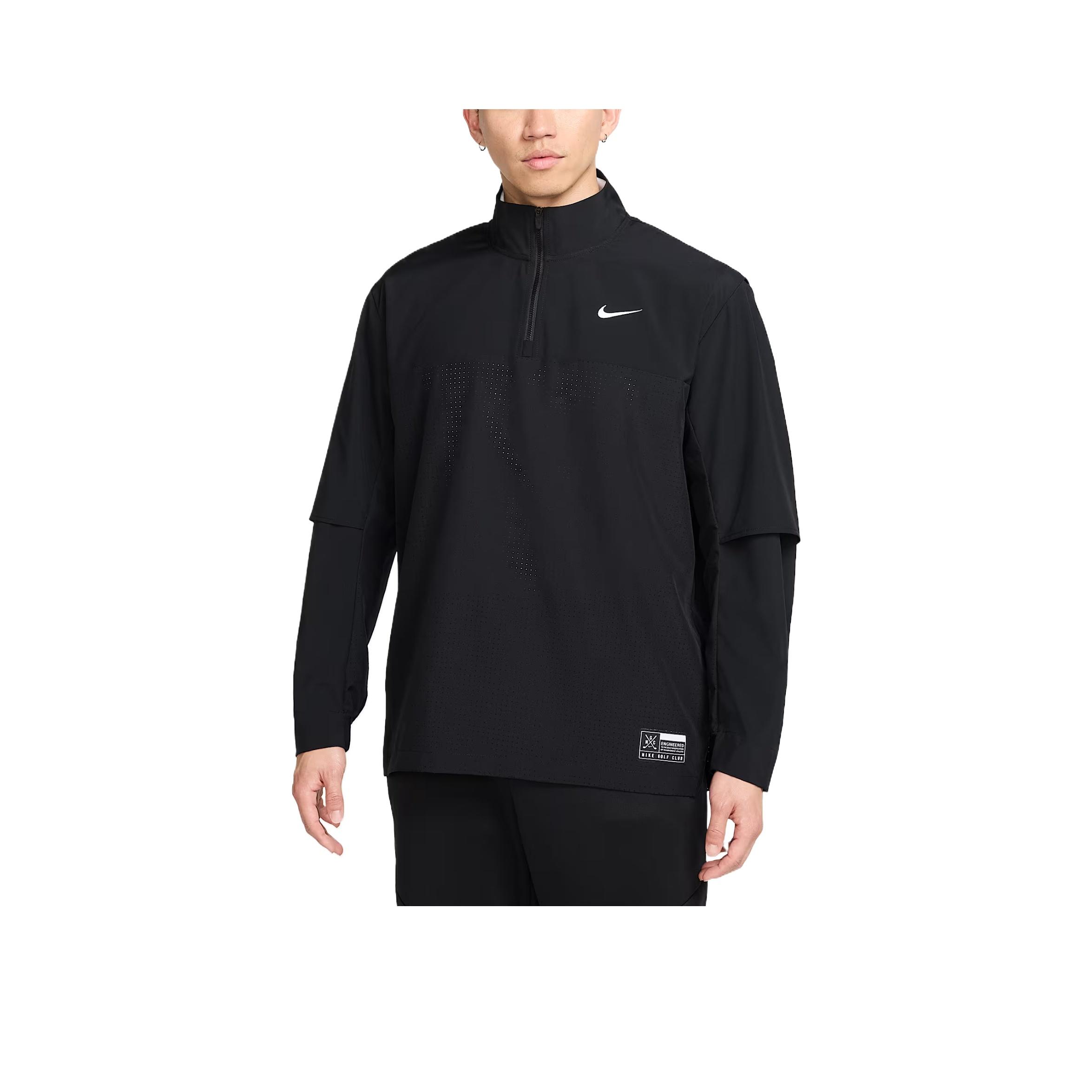 Nike Golf Club Dri-Fit Comfortable Stylish Simple Versatile Jacket Men jackets Black FQ1156-011 M