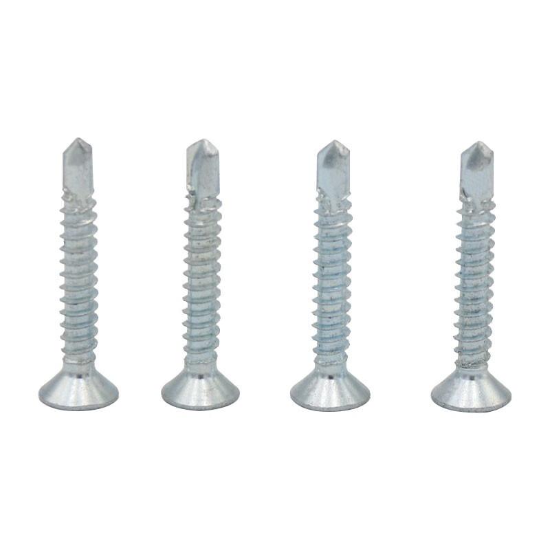 Galvanized Phillips Flat Head Self-Drilling Screws