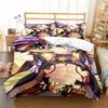 Genshin Impact Anime Arataki Ltto Bedding Sets Exquisite Bed Supplies Set Duvet Cover Bed Comforter Set Luxury Birthday Gift