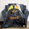 1pc Batman Flannel Throw Blanket - HD Printed Lightweight Soft Warm All-Season Blanket for Sofa, Bed, Travel, Camping 144
