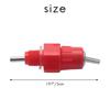 A84E-50Pcs Water Nipples Stainless Steel Ball Drinker Poultry Chicken Duck Screw