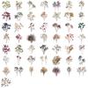 50Pcs Dried Flower Collection Record PET Stickers Decorative handmade Scrapbooking Material Diary Album Craft Supplies