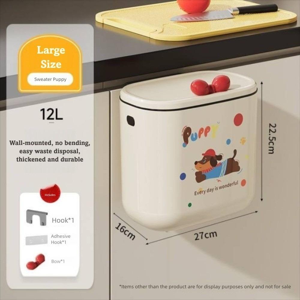 Wandmontierter Küchenmülleimer Großes Fassungsvermögen Lebensmittelabfälle Toilette Haushaltsreinigungswerkzeuge