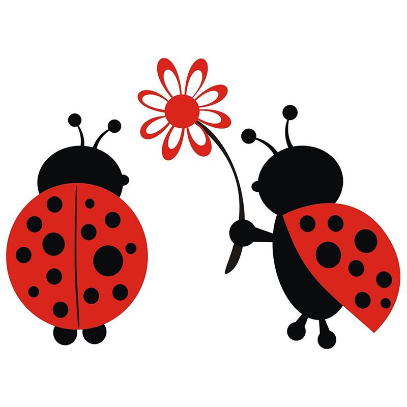 

Adorable Ladybug Car Sticker, For Motorcycle Van SUV Laptop, Bottle Truck Vehicle Window Wall, Cup Skateboard Vinyl Decals, Car Automobile Accessories 15x11cm