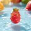 Resin Mini Fake Fruit Pendants 5Pcs Realistic Simulation Ornaments for DIY Greeting Card Decor Craft Making Supplies