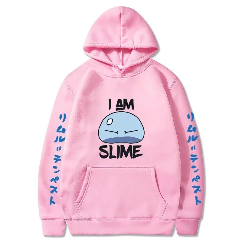 Esa vez que me reencarné como un slime Sudadera con capucha con estampado de anime Ropa de calle Sudadera unisex de moda para mujer Sudaderas de gran tamaño Sudadera con capucha