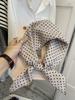 18Cm Cotton and Linen Cashew Small Square Scarf Spring Summer and Autumn Thin Decorative Scarf Air Conditioner Room Neck Scarf Headband Headscarf