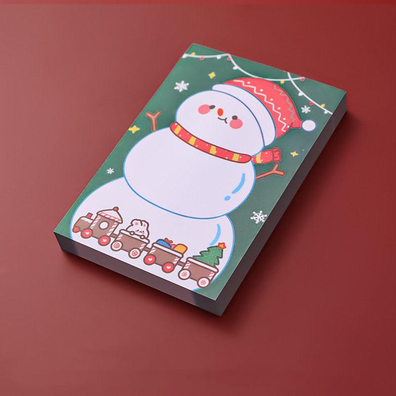 

1 шт. клейкая наклейка Kawaii Christmas Sticky Notes блокнот для заметок офис школьные принадлежности канцелярские принадлежности наклейка