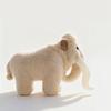 1pc 27cm Lifelike Mammoth Plush Toy Simulation Stuffed Animal Mammoth Soft Doll Home Decoration Kid Gift