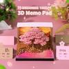 Time Piece Kalender 2026 Schreibtischkalender mit LED-Licht 3D Abreißkalender Papierschnitzkunst Notizblock Geschenk Weihnachten