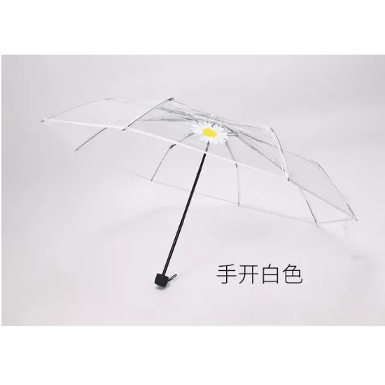 Automatic Umbrella Transparent Manual Umbrella Women's Folding Umbrellas Parasol For Rain And Sun Windproof Business