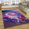 2025 New Style Colorful Pebble Rainbow Road Beach Stone Nature Carpet Rug for Living Room Bedroom Home Sofa,Non-slip Floor Mat