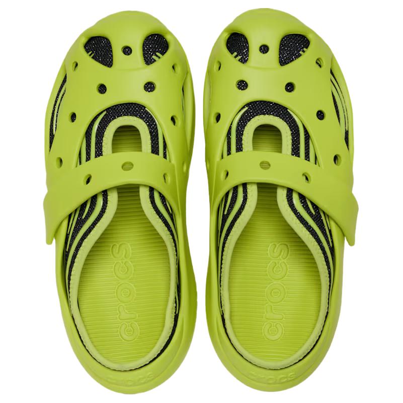 Crocs Caged Comfortable Minimalist Closed-Toe Slippers Unisex Slippers Green 211907-738