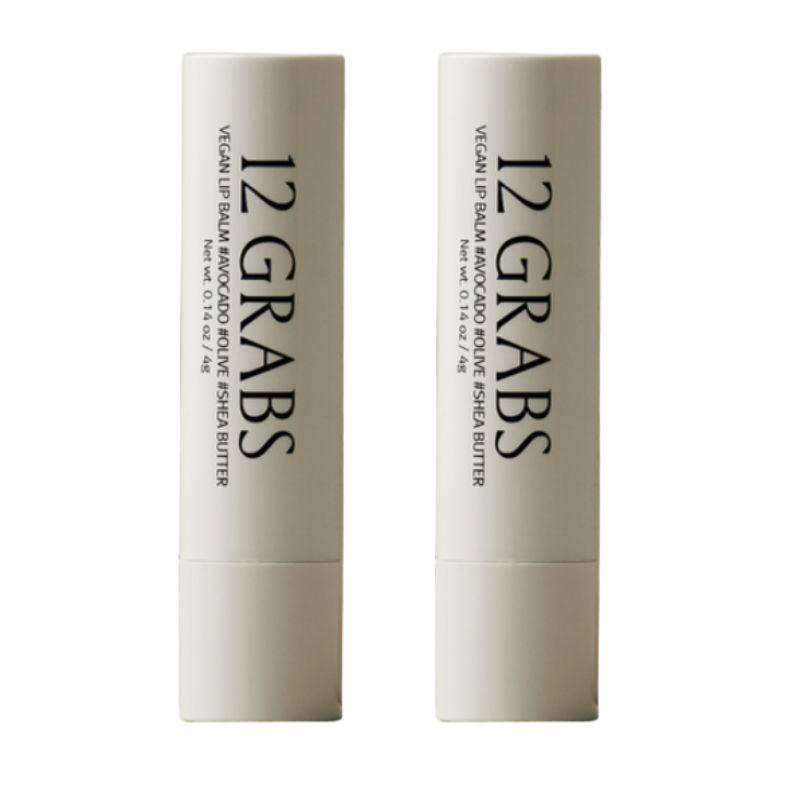 

12GRABS Avocado Vegan Lip Balm---2EA