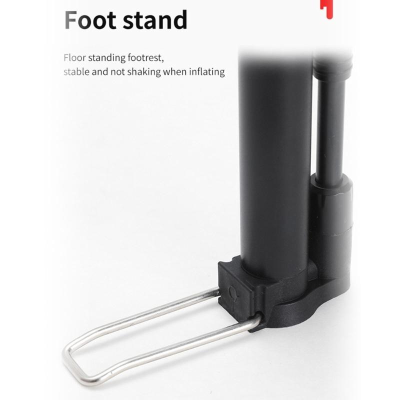 Light Weight Durability Bike Pumps With Ergonomic Portables Small Bike Pumps for Quick Inflation and Easy Operations