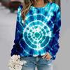 Autumn Fashion 3D Print Crew Neck Long Sleeve T-Shirt Casual Women Clothing Y2k Harajuku Female Clothing Plus Size Tops