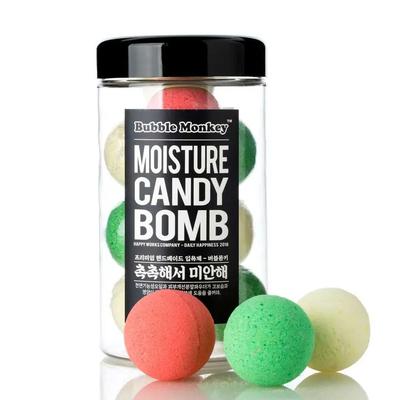 Bubble Monkey Moisture Candy Bomb Carbonated Bath Bomb 30gx10ea