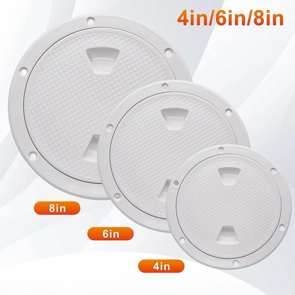 Round Hatch Cover 4 6 8 inch Non-Slip Inspection Hatches  For Boat Yacht Marine