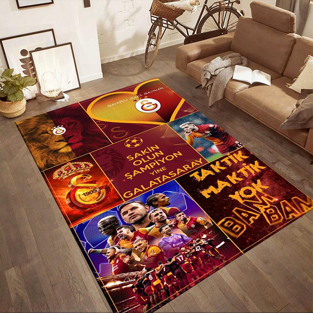 Galatasaray 234 Floor Mat Perfect for Dining Room Foyer Outdoor Dormitory Anti-slip Rug Office Home Decor Perfect Gift for Women/Men