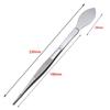 2-in-1 Bonsai Tweezers Mini Gardening Rake Soil Farming Tool Stainless Steel Root Rake  Loosen Soil