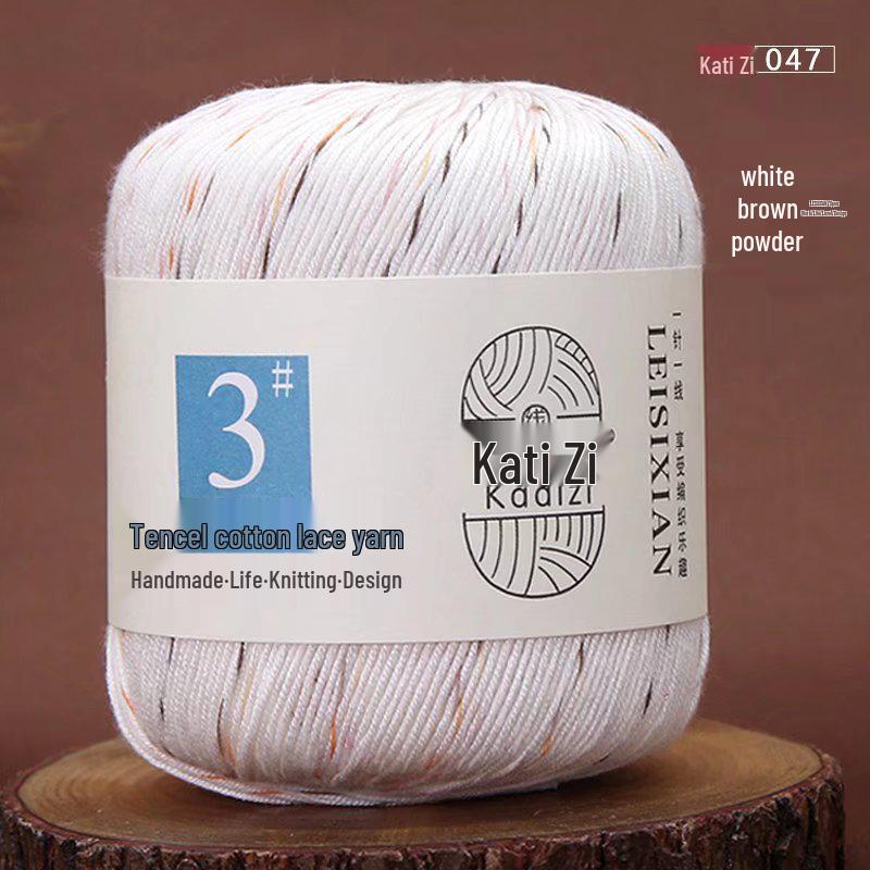 Mercerized Cotton Lace Yarn No. 3: DIY Hand-Knitted Crochet for Children - Spring/Summer Sweater & Coat - Free Shipping