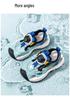 Happy Bear Kids' Sandals: Summer Closed-Toe with Rotating Button - Wear-Resistant Beach Shoes for Boys & Girls