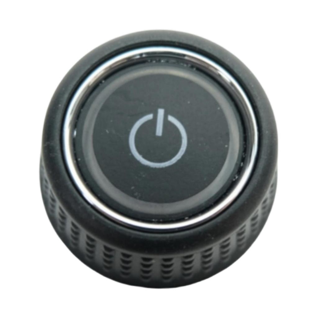 Auto Car Radio Knob Switch Button Black 6C0919603 Accessory Compatible for Fittings Spare Parts Professional Sturdy