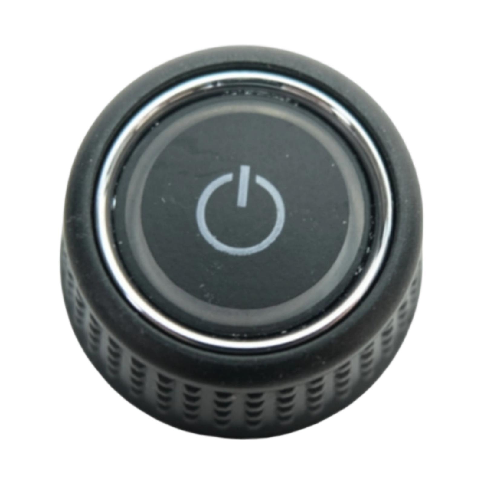 Turn Knob Control Rotary Button Radio Knob Replacement Part Durable ABS for VW Polo