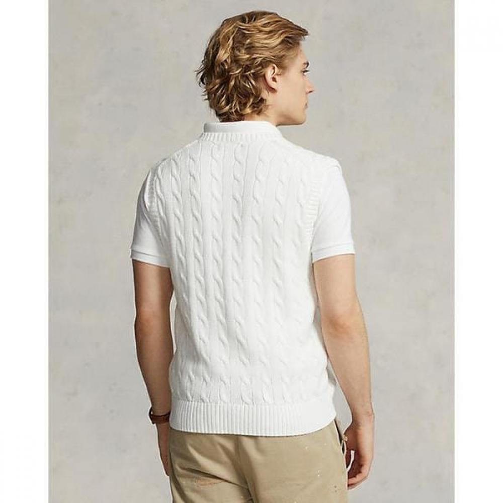 Polo Ralph Lauren Men S Cable Knit Cotton Sweater veSt  mnpoSwe1cm20079100 