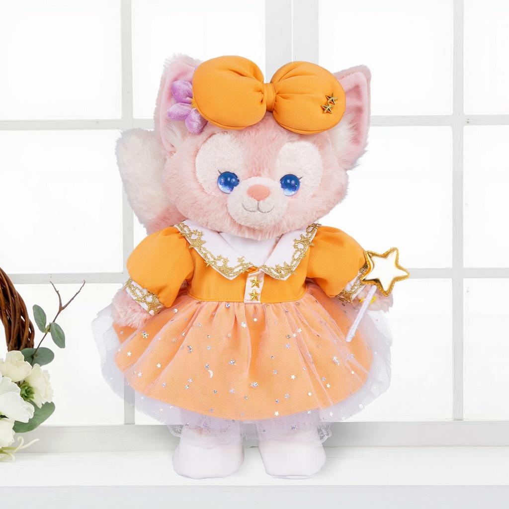Duffy's new friends, Linabelle and StellaLou, star-patterned orange costume, interchangeable, size S (no accessories included) [Used]