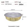 Disposable Round Aluminum Foil Hot Pot Container