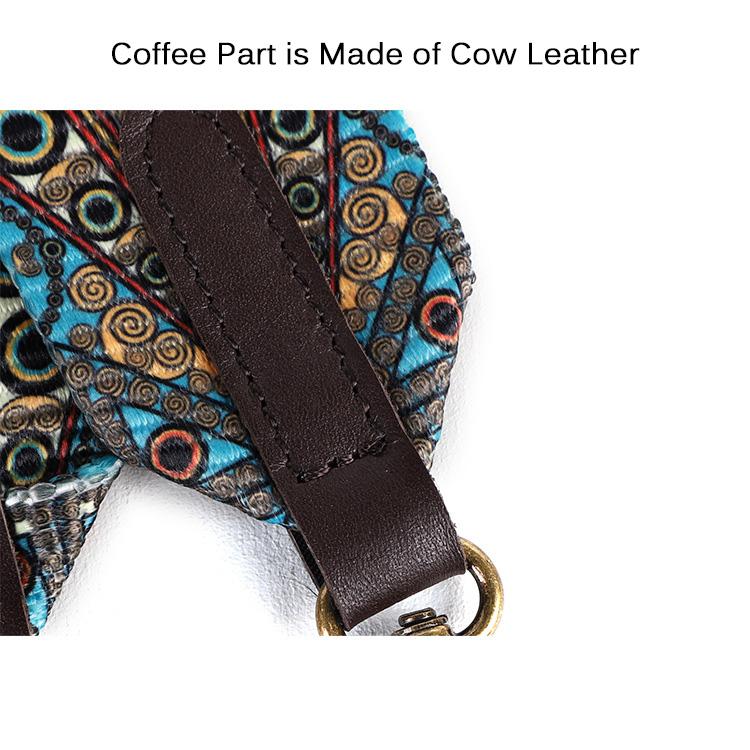 Colorful National Long Shoulder Straps For Shoulder Bags Fashion Adjustable Embroidery Bag Strap With Leather Crossbody Bag Replacement