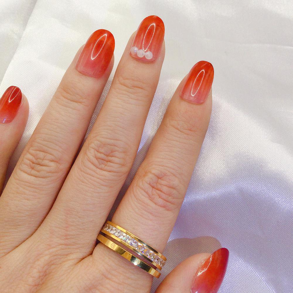 

Комплект женских колец Starry Sky из титана и циркония – легкий роскошный индивидуальный дизайн с бриллиантами. Size 9