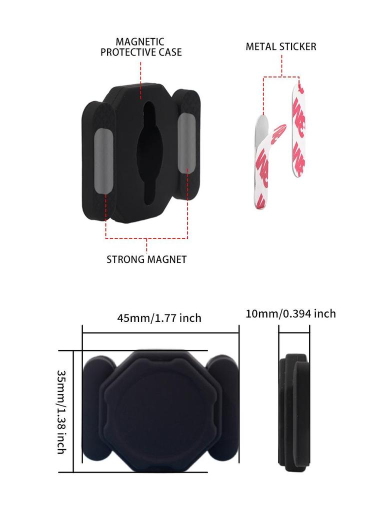 Universal Magnetic Locator & Anti-Loss Tracker Compatible with iOS and Google Systems