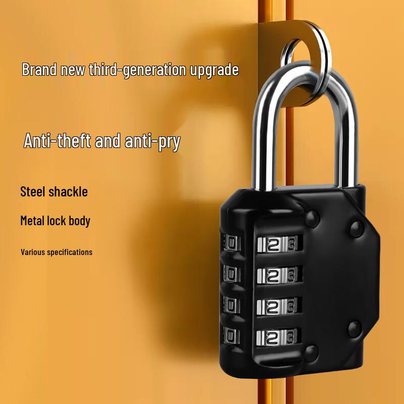 Honggong Heavy-Duty 4-Digit Combination Padlock