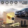Electric Fuel Pump 12V 4.5-7PSI Universal Gasoline and Diesel  Transfer Pump with 2 Fuel Connectors Metal Electric Fuel Pump