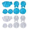 1 Set Animal Sheep Coaster with Storage Rack UV Crystal Epoxy Mold Cup Mat Pad Resin Silicone Mould DIY Crafts Mold
