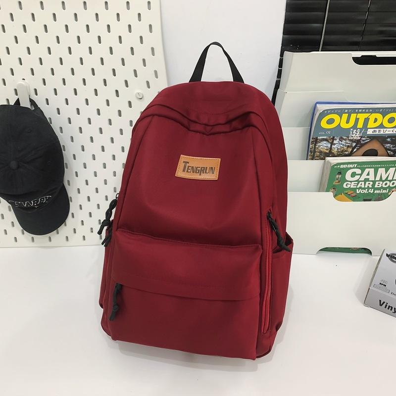 Backpack Large Capacity Junior High School and High School Student Schoolbag New Simple Leisure Travel Backpack
