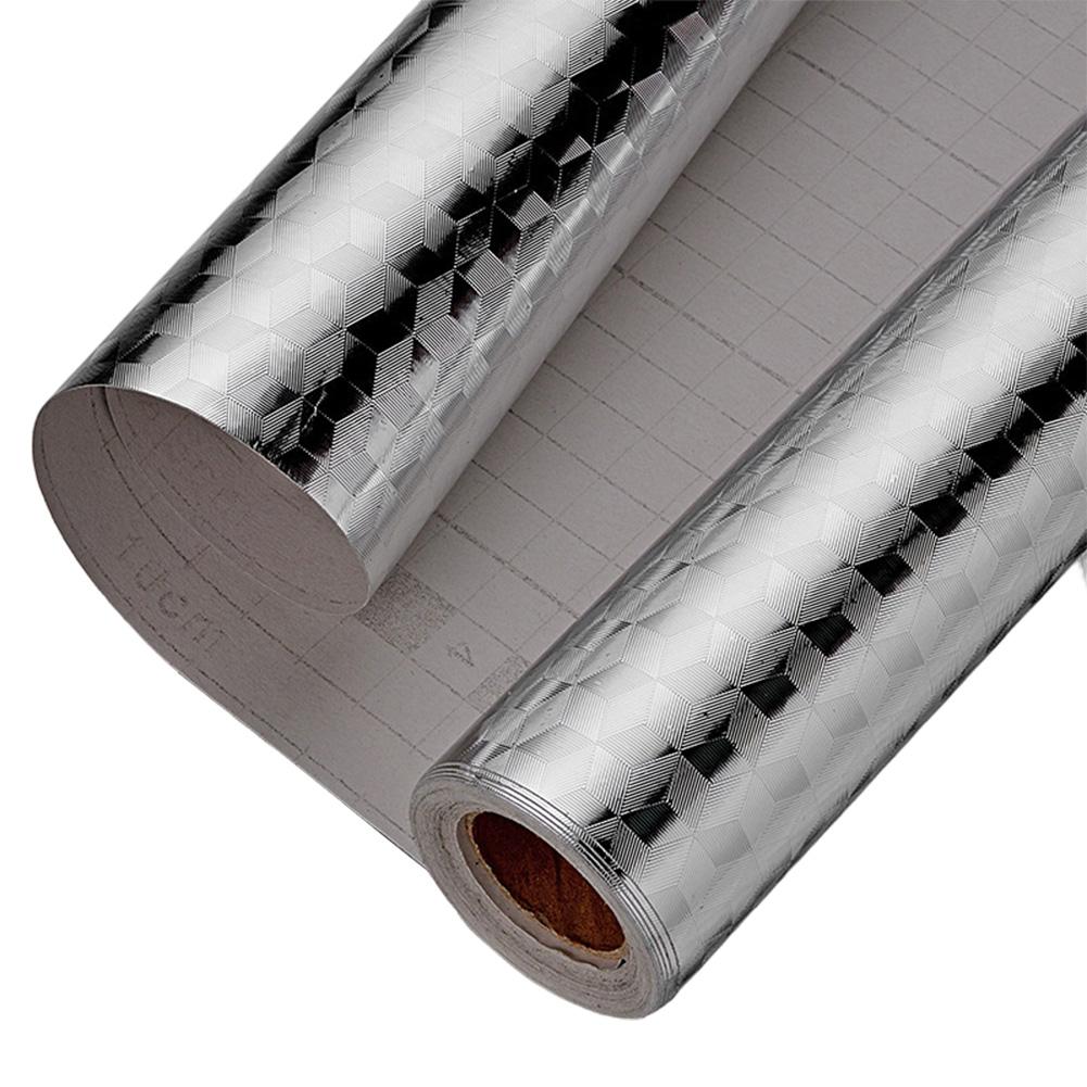 Selbstklebende Küchenwandfolie, ölfest und wasserdicht, zum Schutz von Oberflächen wie Spritzschutzwänden, Arbeitsplatten und Geschirrspülern