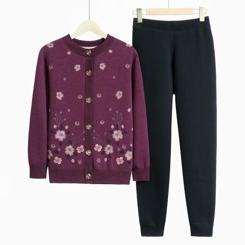 YUZHAOLIN Women's Plus Velvet Thickened Thermal Underwear Set