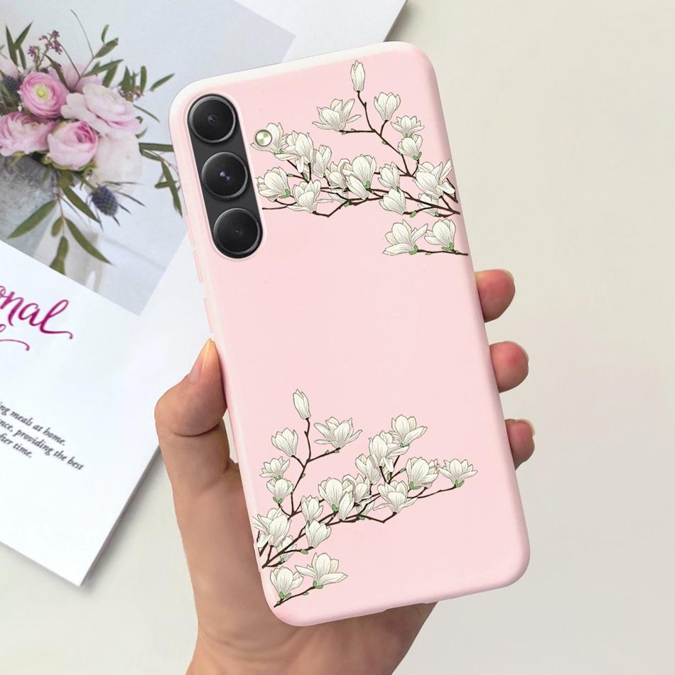 For Samsung Galaxy A55 Phone Case Samsung A55 5G SM-A556B Fashion Moon Pattern Soft Silicon Back Cover